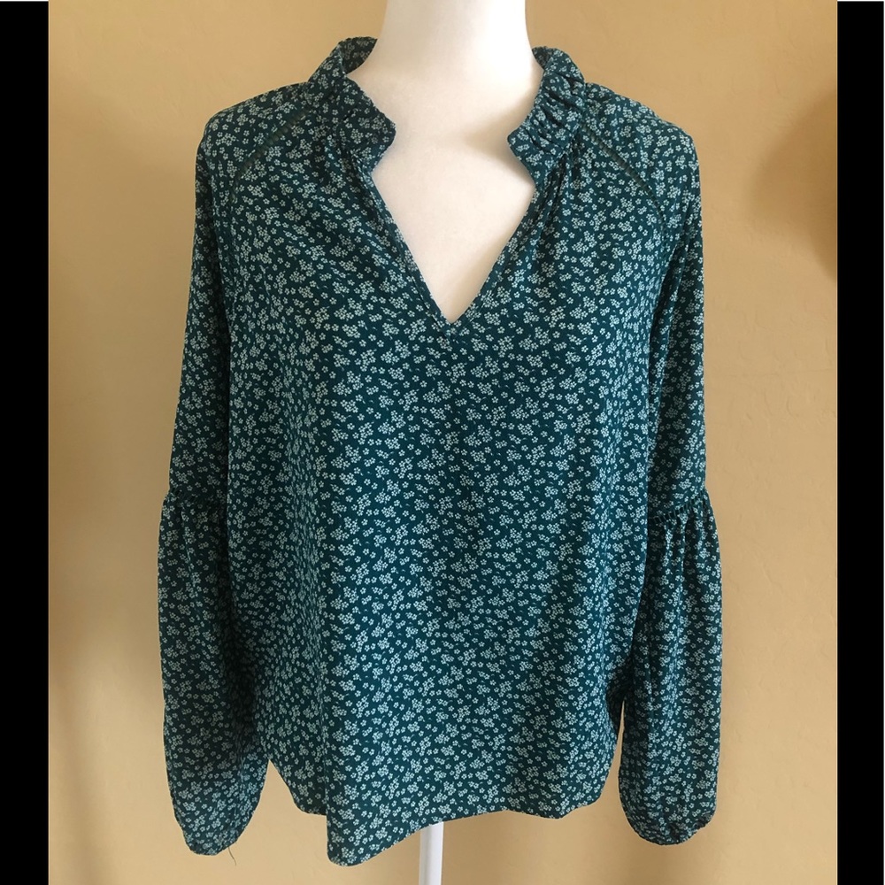 Francesca’s Blue Rain Blouse/Top